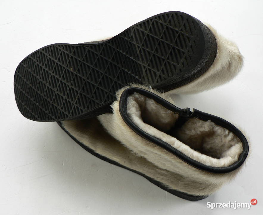 botki z futra morsa ocieplane natwełną 385 Łódź