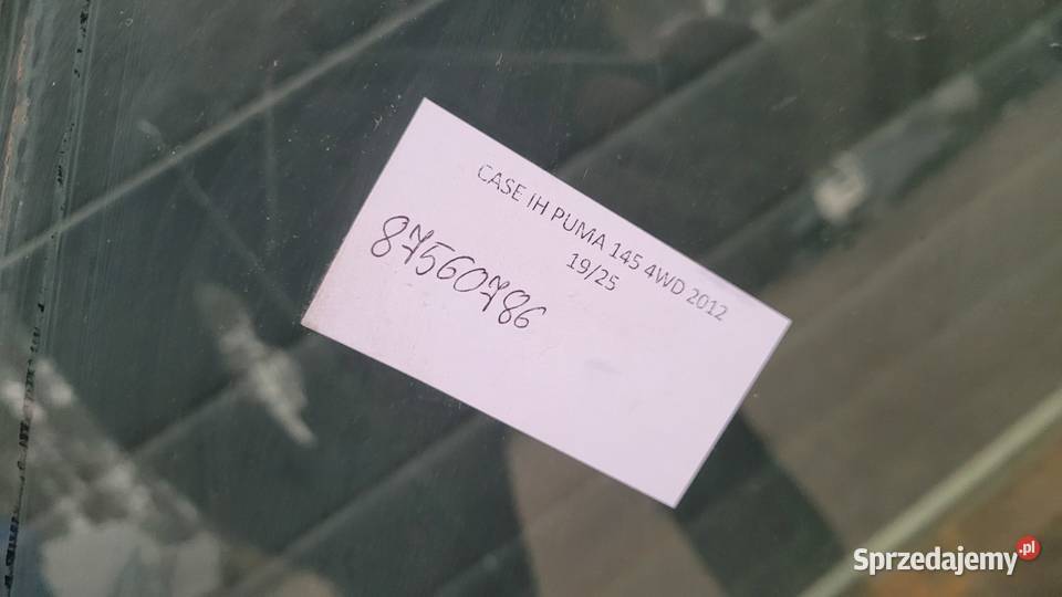 CASE IH PUMA 145 12r SZYBA DRZWI LEWA ORYGINALNA Kolno
