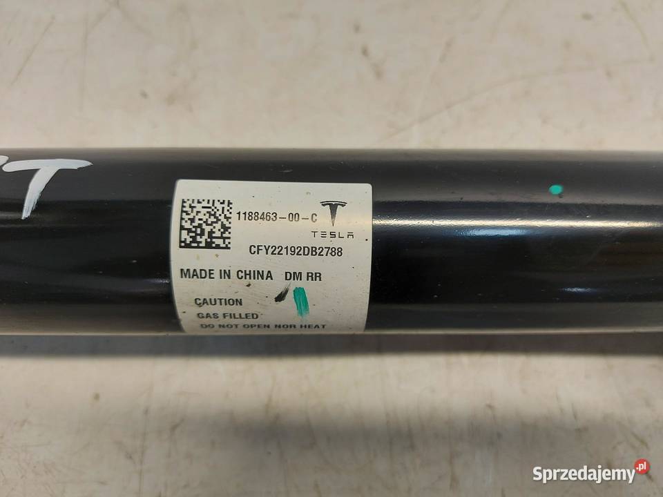 TESLA MODEL Y 2 AMORTYZATOR PRAWY TYŁ 118846300C sprzedam