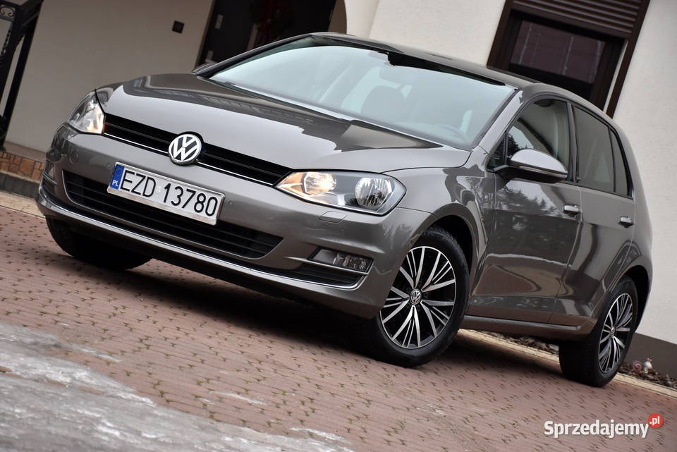 Volkswagen Golf VII ALLSTAR 16TDI 110 99240 beżowy łódzkie Zduńska Wola