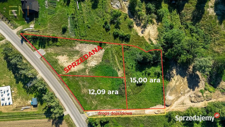 Grunt 1500m2 Straszydle Sprzedaż