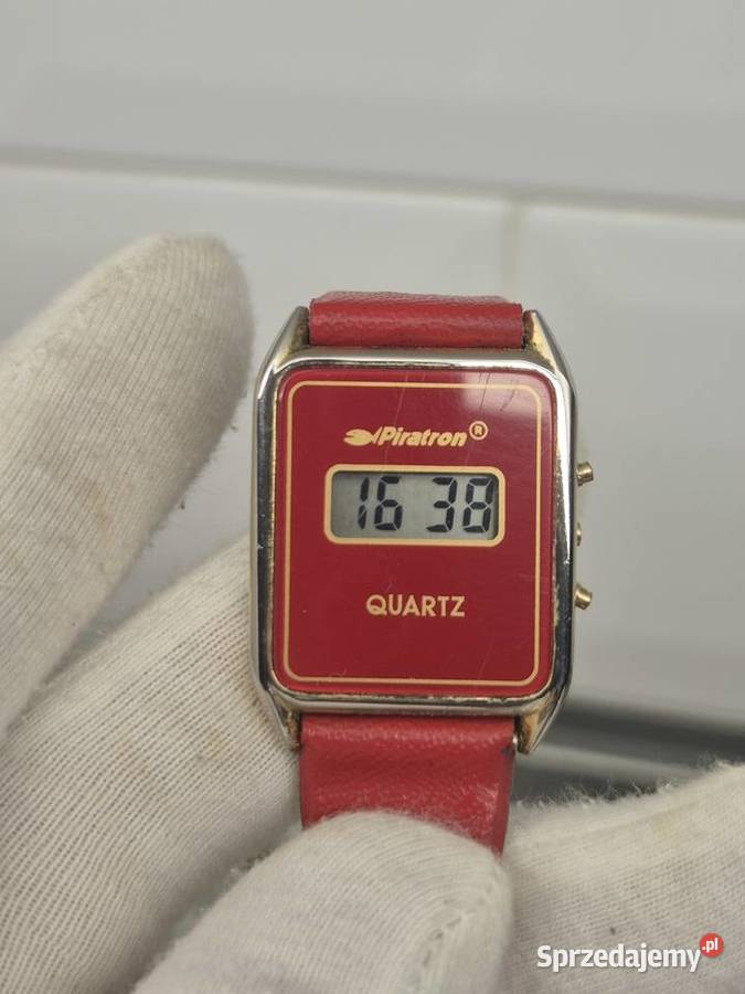 Damski zegarek cyfrowyPiratronlata 80 XX w