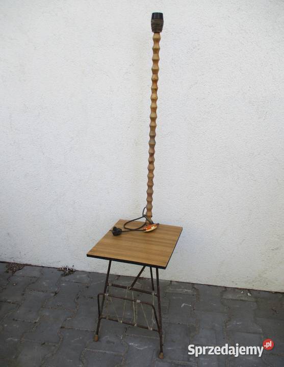 Lampa Podłogowa Gazetnik PRL Nieporęt