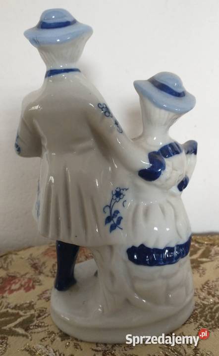 Porcelanowa figurka muzyków w stylu vintage Krotoszyn