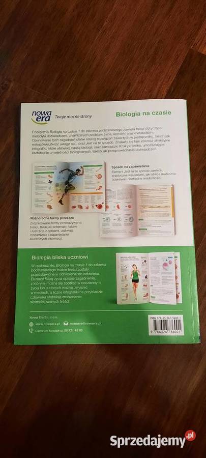 Biologia na czasie 1 podręcznik LO i Tech Kraków