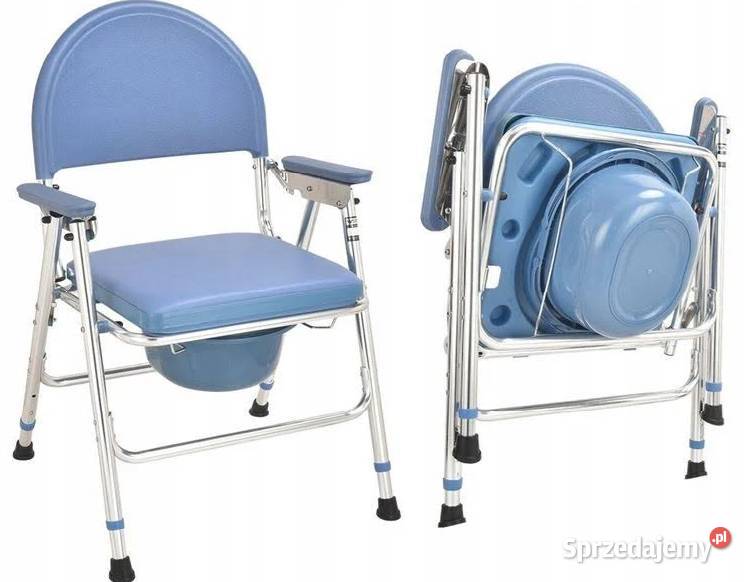 Krzesło toaletowe sanitarne składane mało