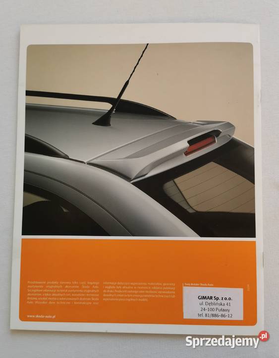 Oryginalne akcesoria Skoda Fabia Puławy