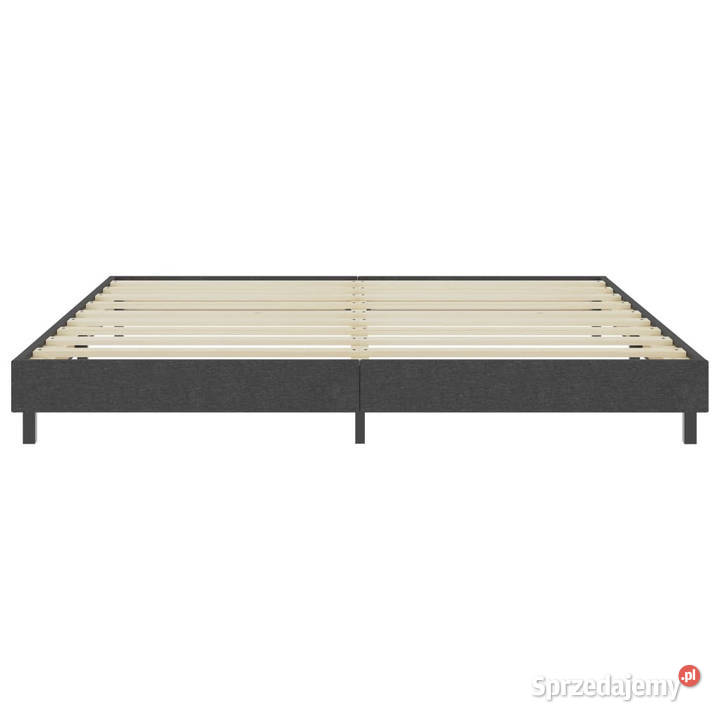 Łóżko kontynentalne szare tapicerowane 200x200 sprzedam