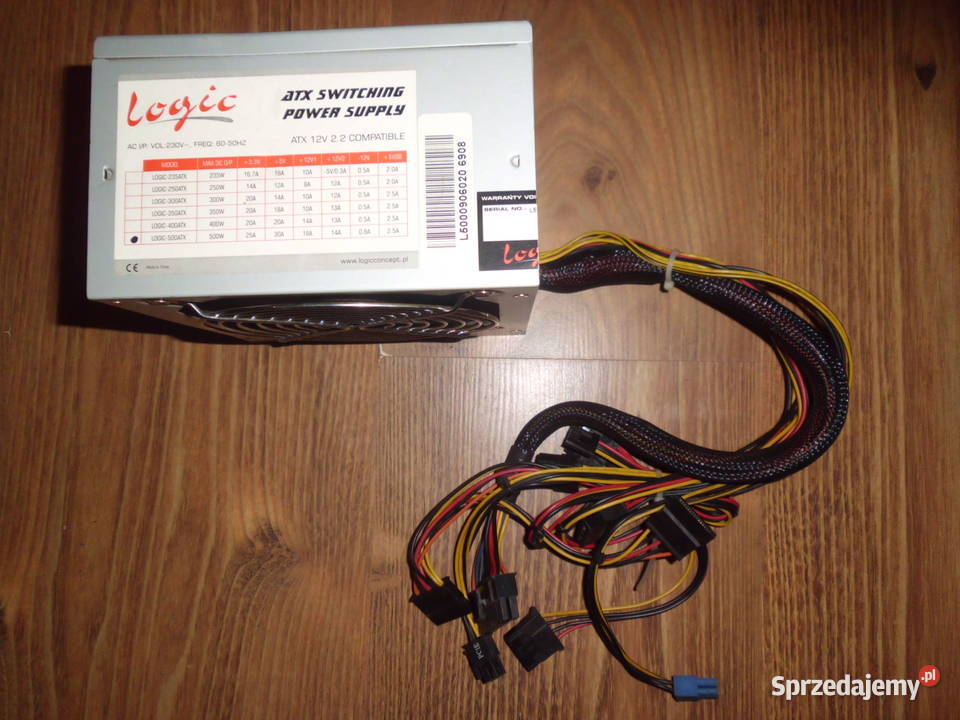 zasilacz wentylator komputerowy Logic 500W Łuków