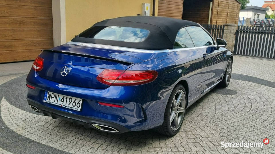 Mercedes C 200 Cabrio Full Led Kamera 360 podgrzewane fotele Płońsk