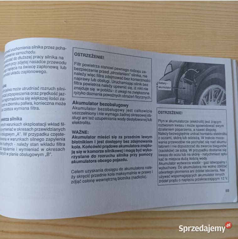 Chrysler Sebring Instrukcja obsługi Koszalin