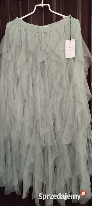 Spódnica długa letnia z USA w falbany nowa Wrocław