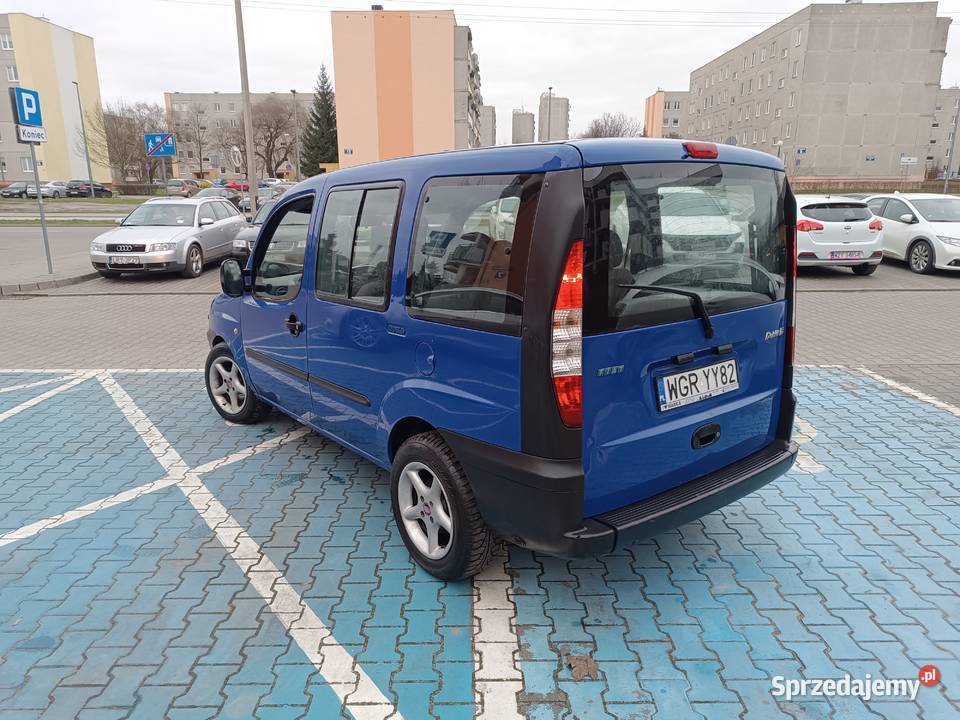 Fiat Doblo 12 8V 65 LPG GAZ centralny zamek Żyrardów