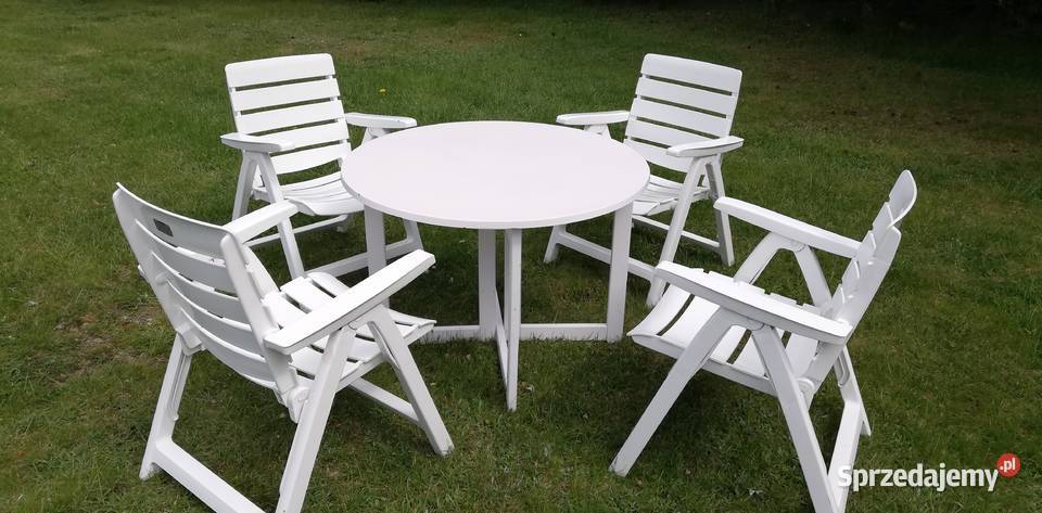 Komplet wypoczynkowy ogrodowy leżaki stół Meble ogrodowe Garwolin sprzedam
