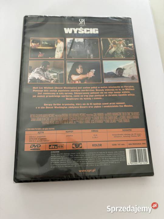 Wyścig z czasem film akcji DVD Filmy Warszawa sprzedam