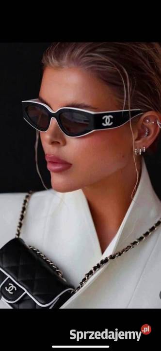 Okulary przeciwsłoneczne Chanel kocie oczy sprzedam