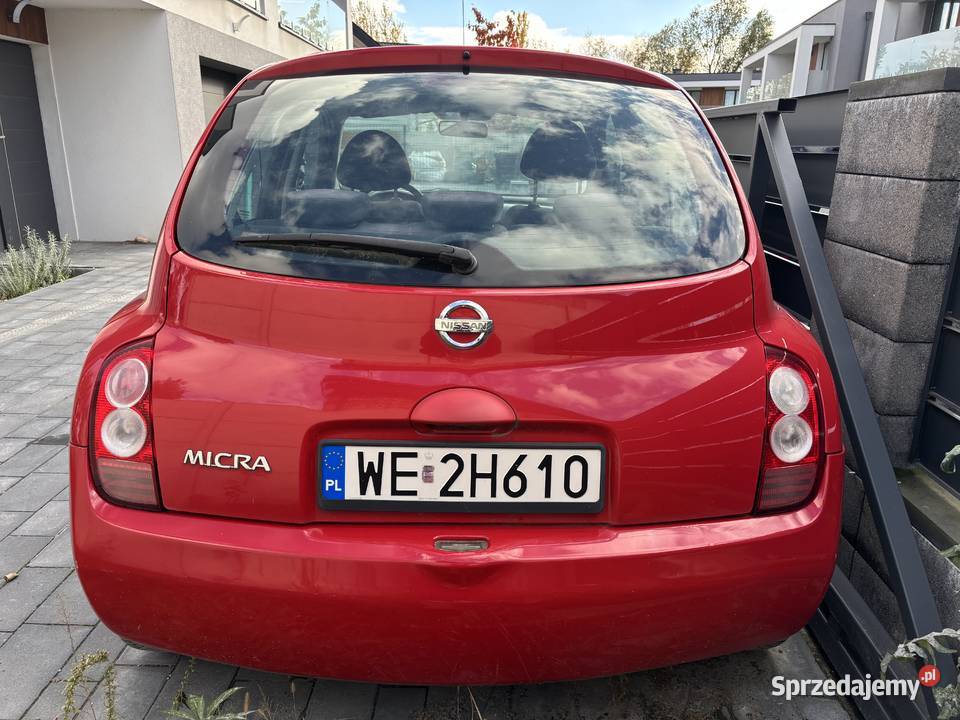 Sprzedam nissana micrę 12 80 z 2005r 80KM mazowieckie Nowa Wola sprzedam