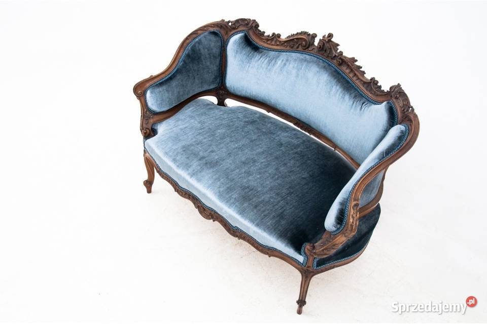 Zabytkowa sofa Francja koniec XIX wieku śląskie Chorzów