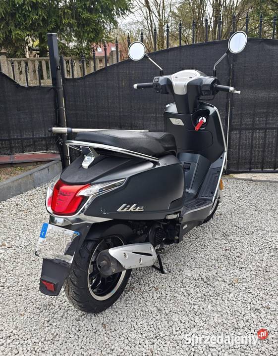 Skuter Kymco Like 50cc 2018r FULL LED WTRYSK 4T uszkodzony