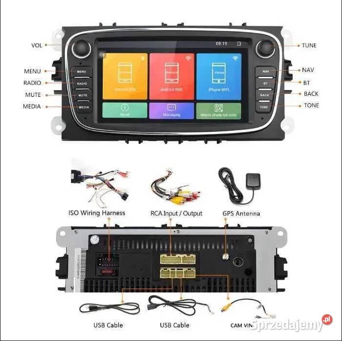 Radio Android Ford Focus Mondeo Smax Cmax Galaxy