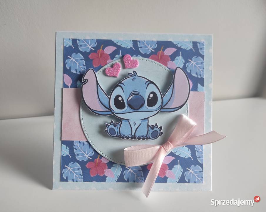 Kartka ręcznie robiona na urodziny handmade Antyki, Sztuka, Kolekcje Łódź