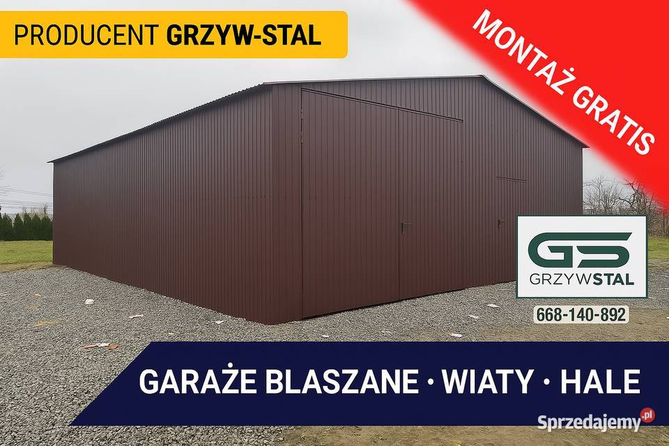 HALA WIATA MAGAZYN GARAŻ BLASZANY BLASZAK sprzedam