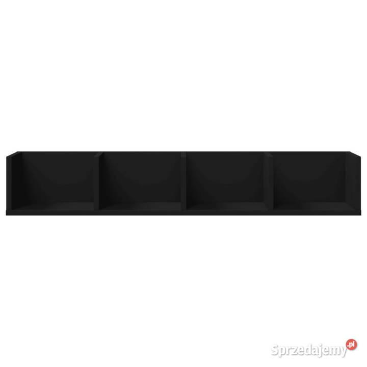 Szafki wiszące 2 czarne 99x18x165 WM840446