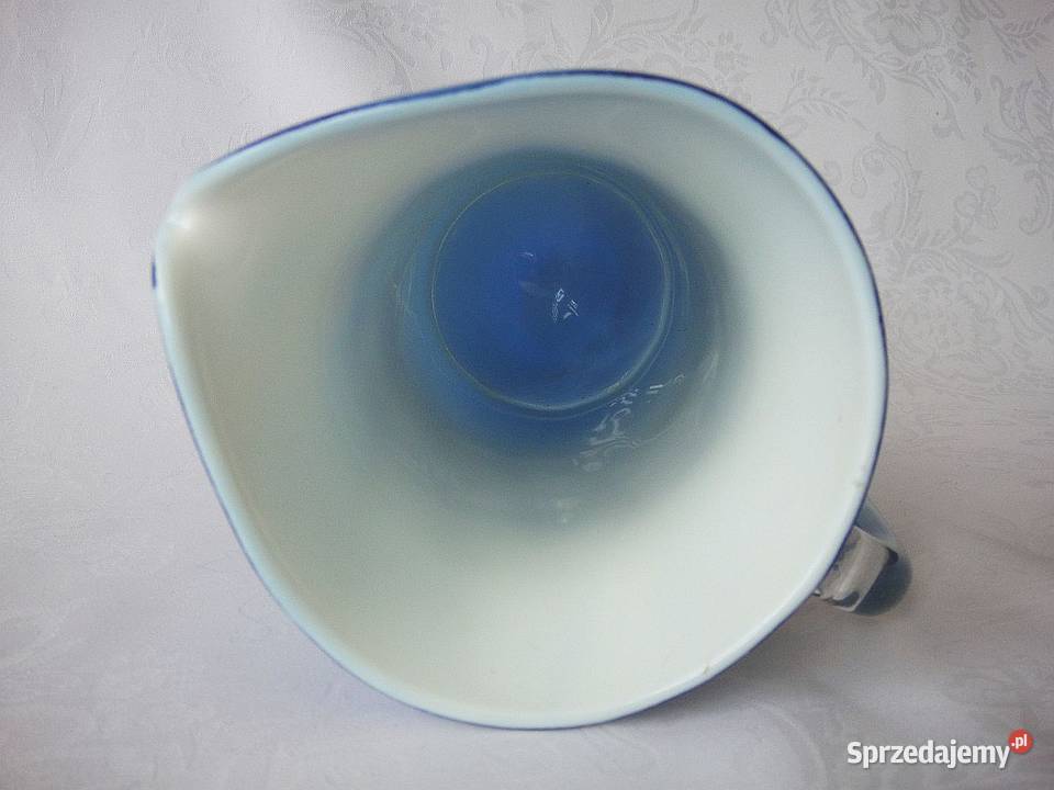 Piękny stary szklany dzban z lat 70tych unikat świętokrzyskie