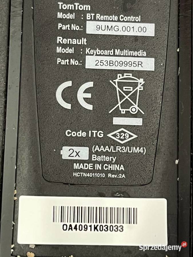 PILOT NAWIGACJI renault 253B09995R Brzesko