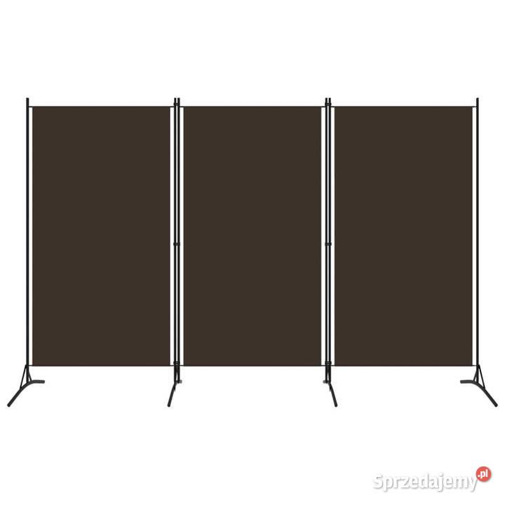 Parawan 3panelowy brązowy 260 x 180 WM320732 Pozostałe mazowieckie