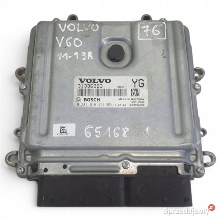 Volvo V60 20 D3 STEROWNIK SILNIKA komputer Komputery Chełm