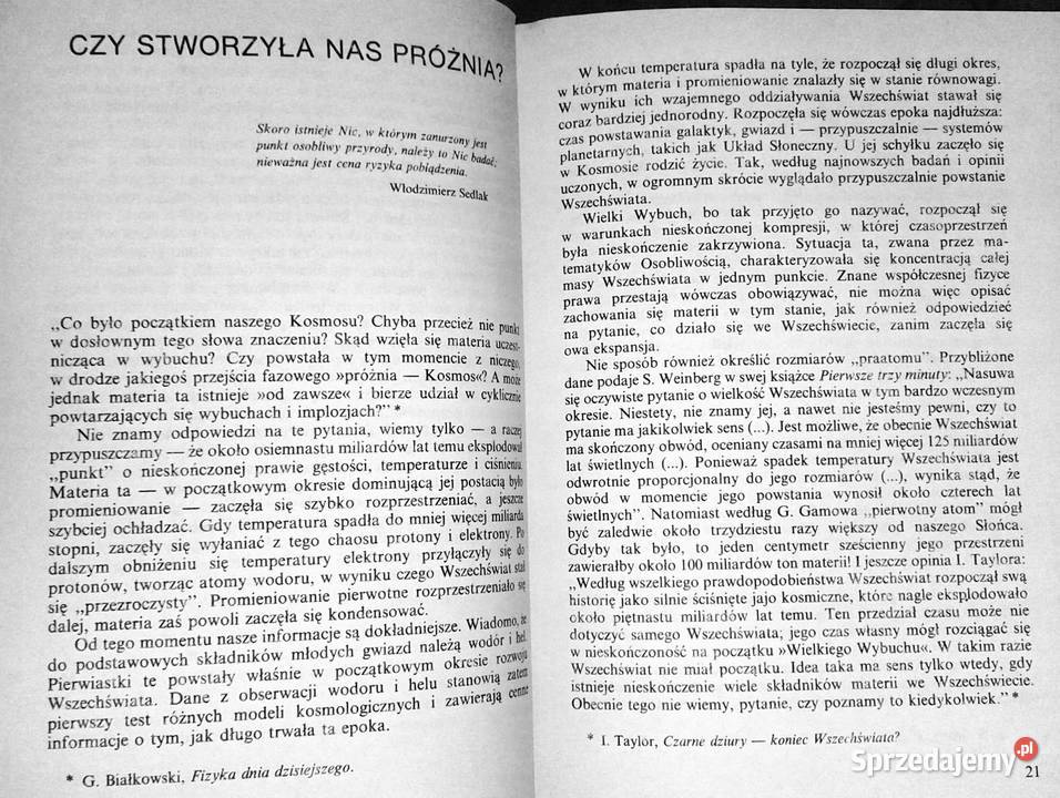 Poza czas i przestrzeń Andrzej Donimirski