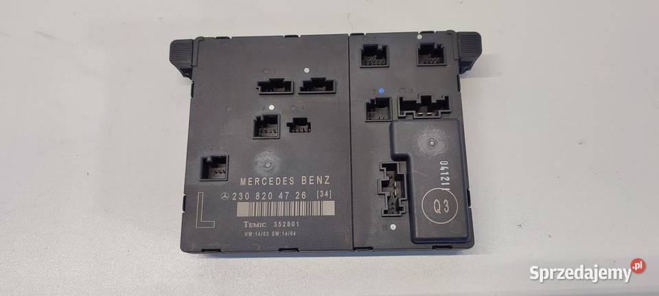 MERCEDES SL R230 MODUŁ DRZWI LEWY PRZÓD