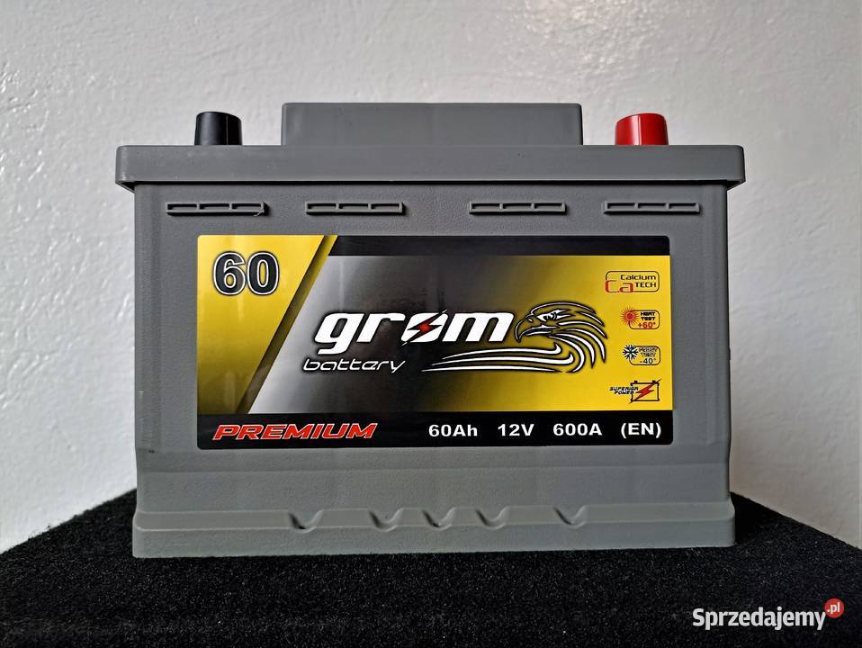 Akumulator GROM Premium 60Ah 600A EN DTR Warszawa - Sprzedajemy.pl