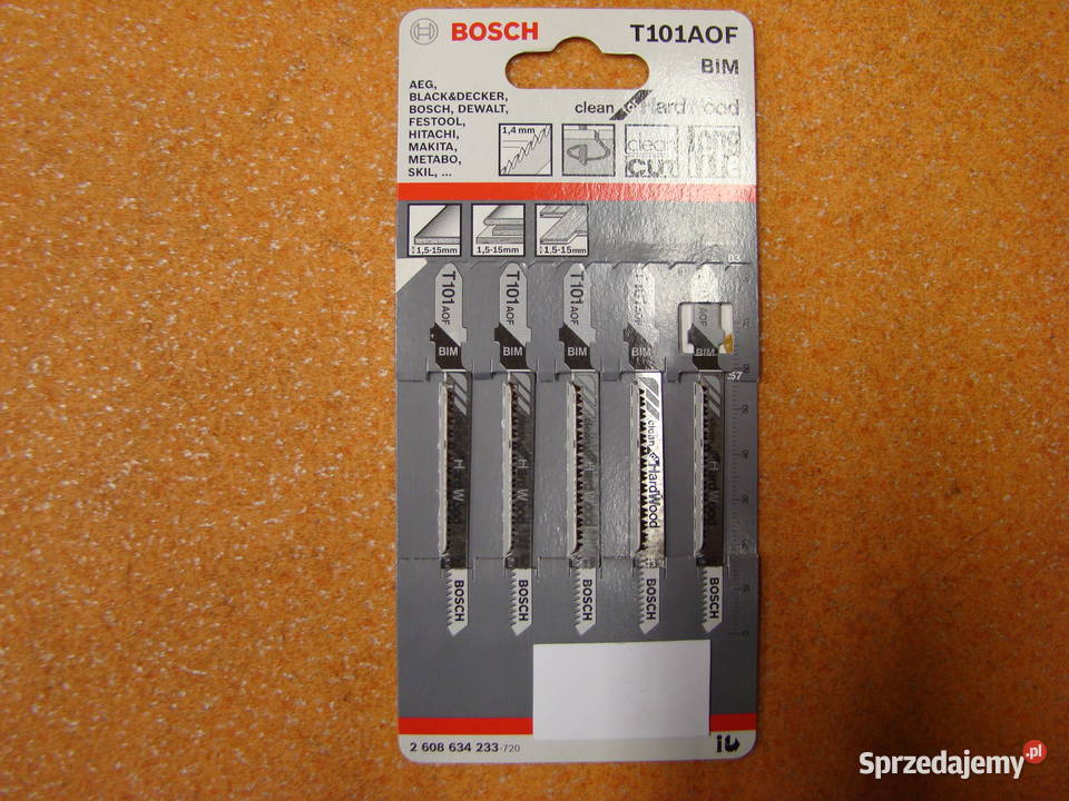 Brzeszczot BOSCH do wyrzynarki typ T 5 PC Ref 2 Bielsko-Biała