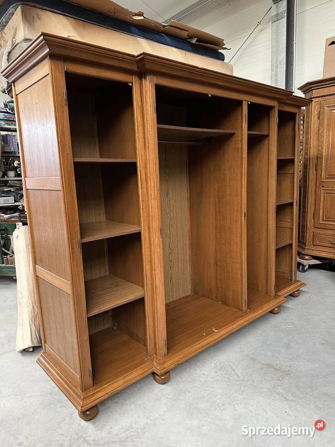 Dębowa sypialnia łóżko 160 szafki komoda lustro Sławoszewek