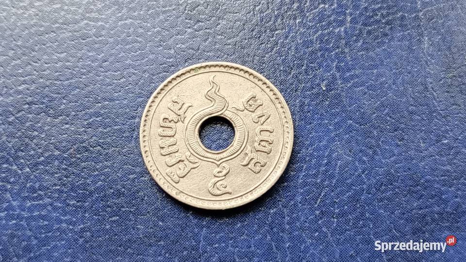 Stare monety 5 satang 1937 Tajlandia podkarpackie Lesko