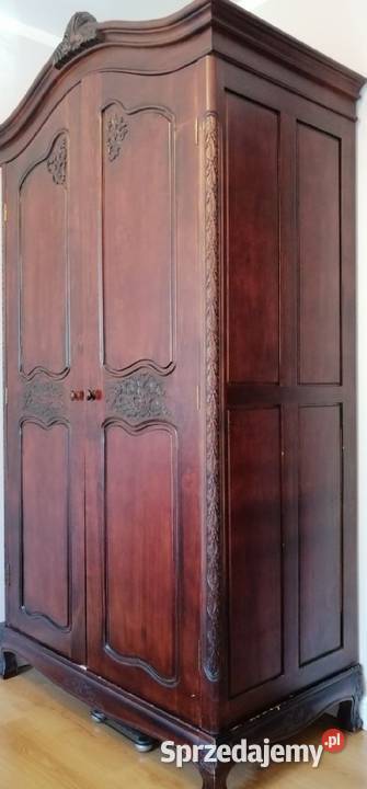 Szafa drewniana rzeźbiona 66cm Koziegłowy