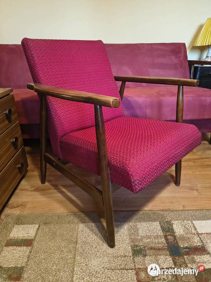 Kultowe fotele Lisek PRL Vintage Para 2 Łódź