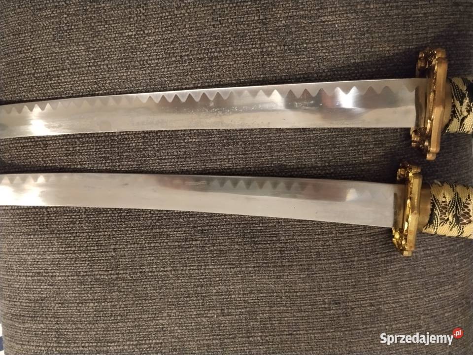 Zestaw 2 MIECZE SAMURAJSKIE stojak katana warmińsko-mazurskie Olsztyn