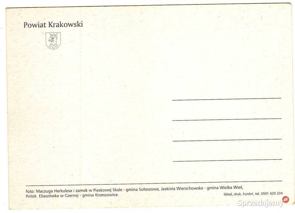 POWIAT KRAKOWSKI PIESKOWA SKAŁA JASKINIA świętokrzyskie Krynki