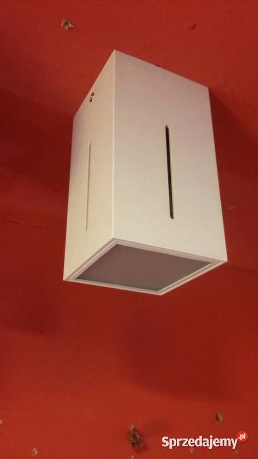 Lampa sufitowa TUBA E27 do przedpokoju BIAŁA