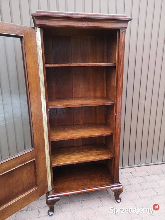 Biblioteka Słupek Witryna Stara Antyk Zgrabna Swarzędz