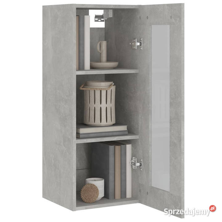 Szafka wisząca szarość betonu 345x34x90 WM812460 Warszawa