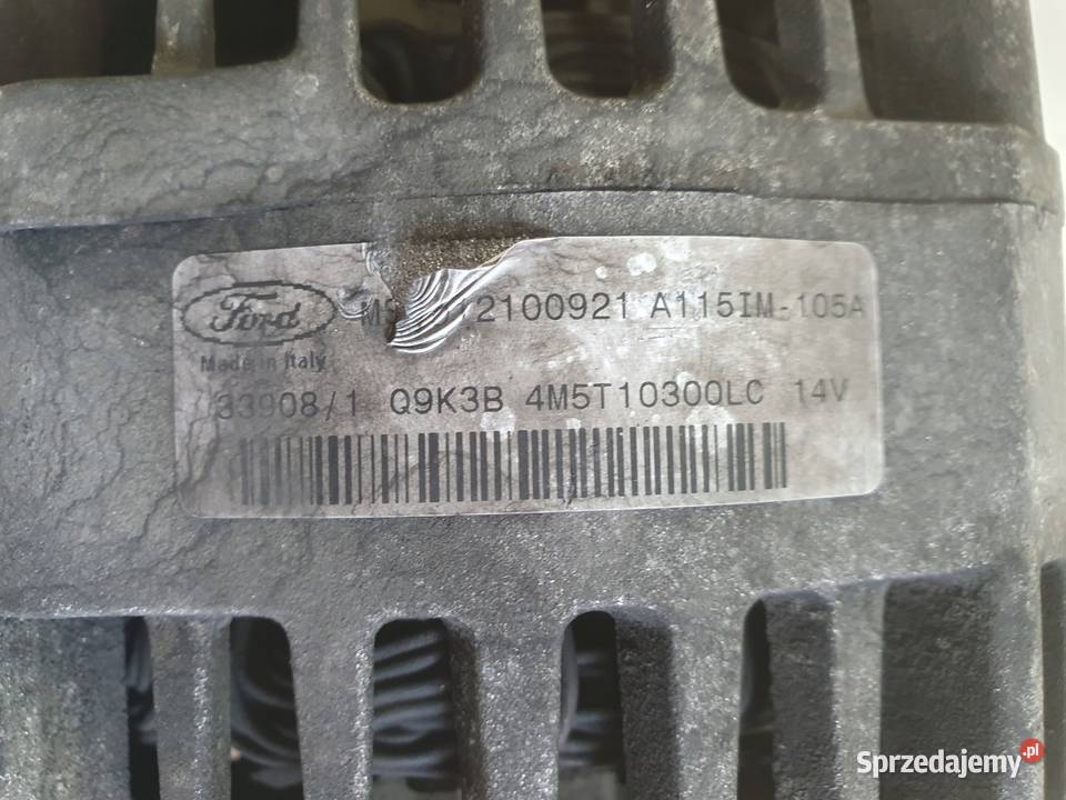 ALTERNATOR Ford Focus MK2 II 18 TDCI Rudka