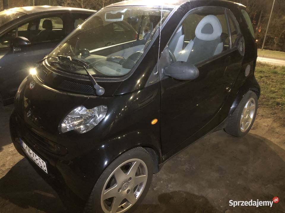 Smart Fortwo 700 turbo czarny panorama w ciągłej śląskie