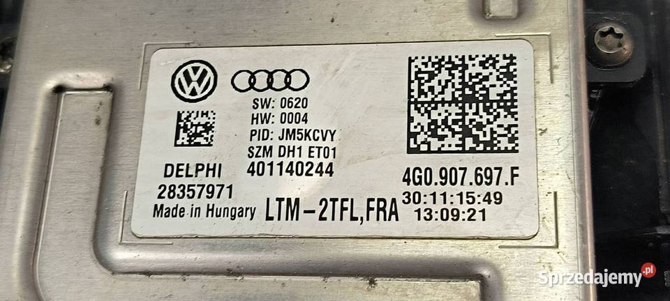 LAMPA LEWA PRZÓD VOLKSWAGEN PASSAT B8 RLINE Motoryzacja Lipno