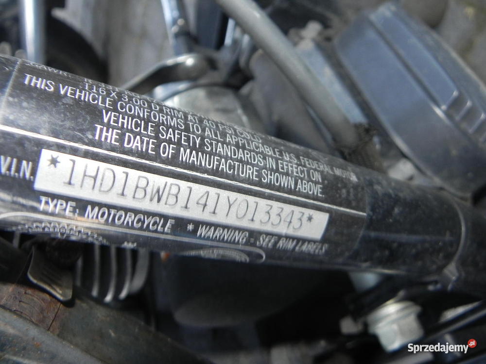 Harley Davidson Heritage Softail 2001 Harley-Davidson Jedwabne