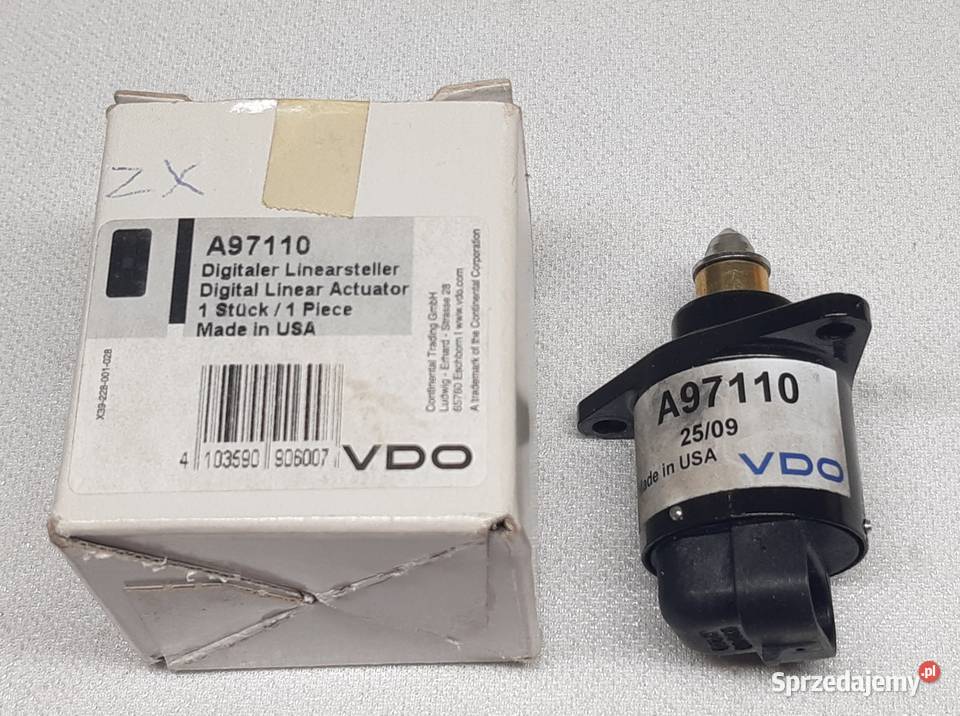 SILNIK KROKOWY PEUGEOT 206 A97110 VDO Układ elektryczny dolnośląskie Mielęcin