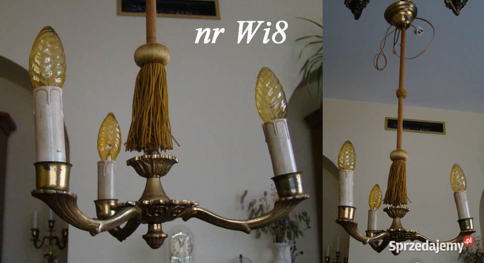 Lampka Mki6 Mk2 wisząca mosiądz okazja Przemyśl